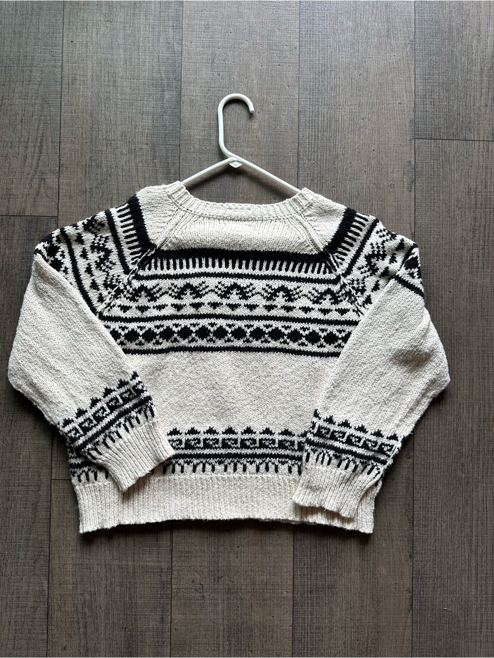 MOTHER fair isles sweater size S